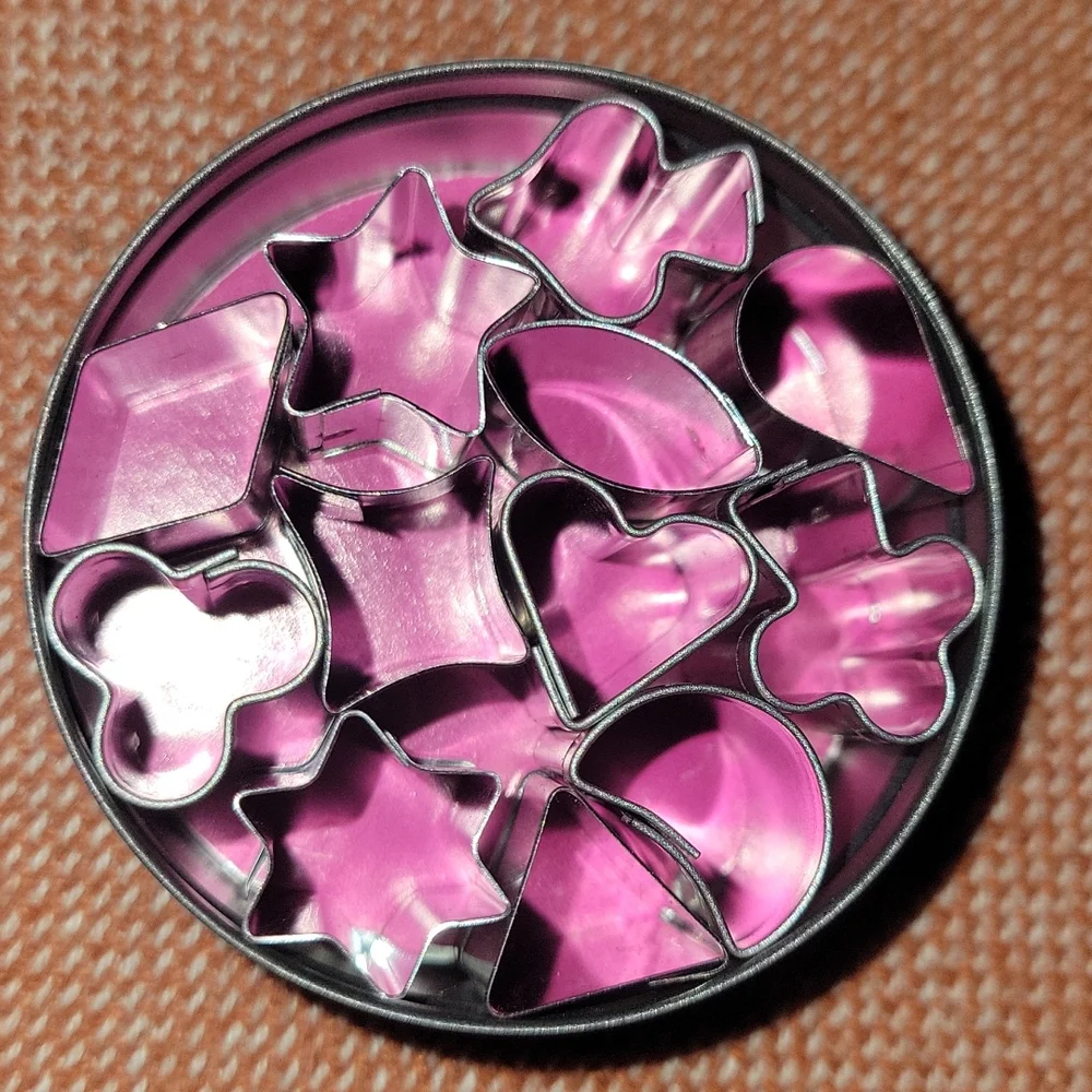 PastryCutters 12 Decorative Cutters cookies pastries metal vintage